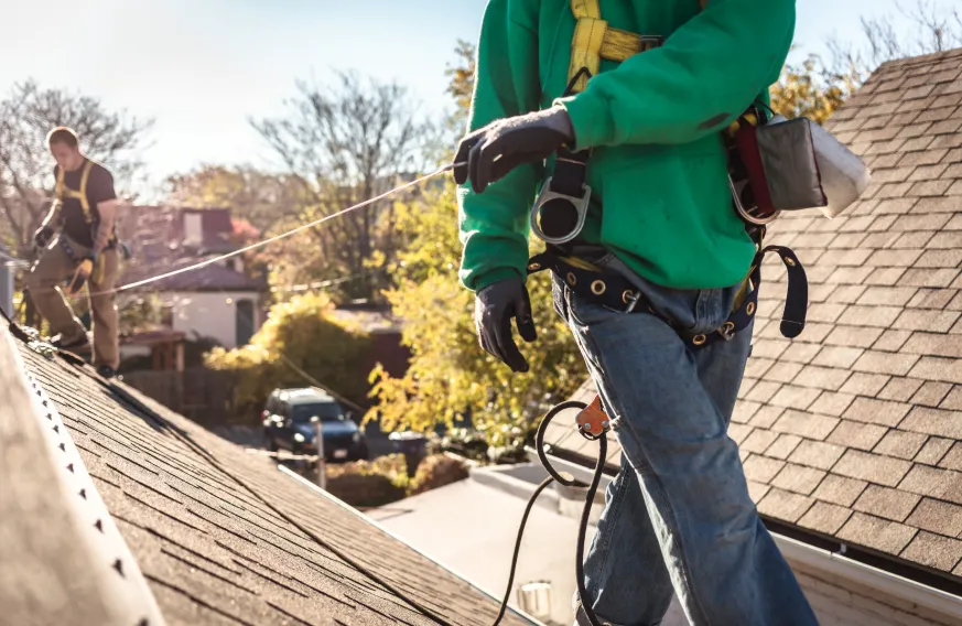 Residential roof inspection
