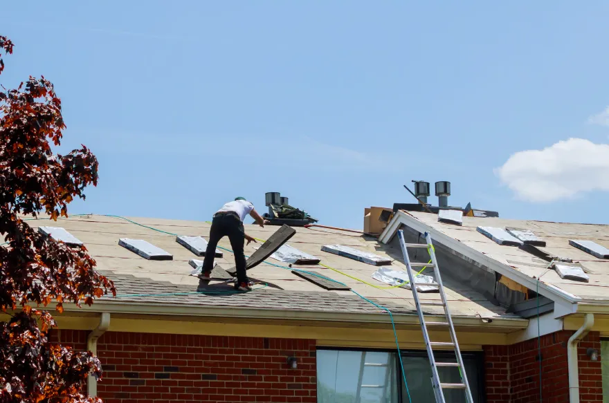 Residential roof replacement